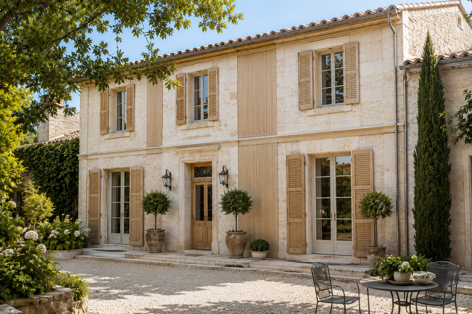 Portes et fenêtres bois pour demeure de caractère