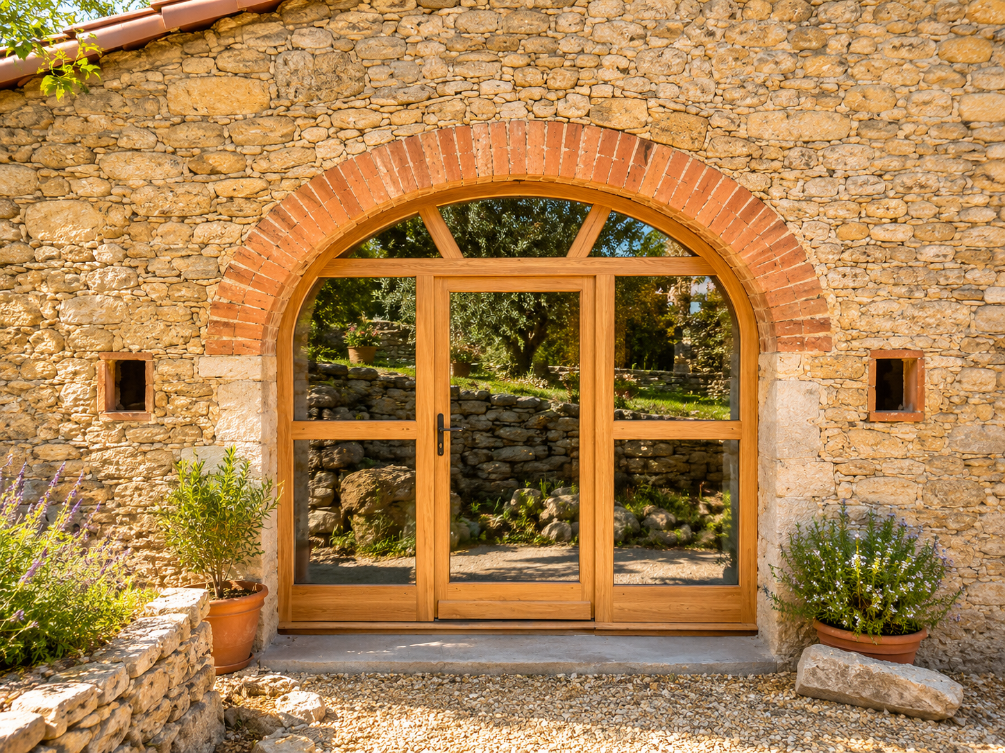 Rénovation d'un mas en pierre dans le Gard — détail 3