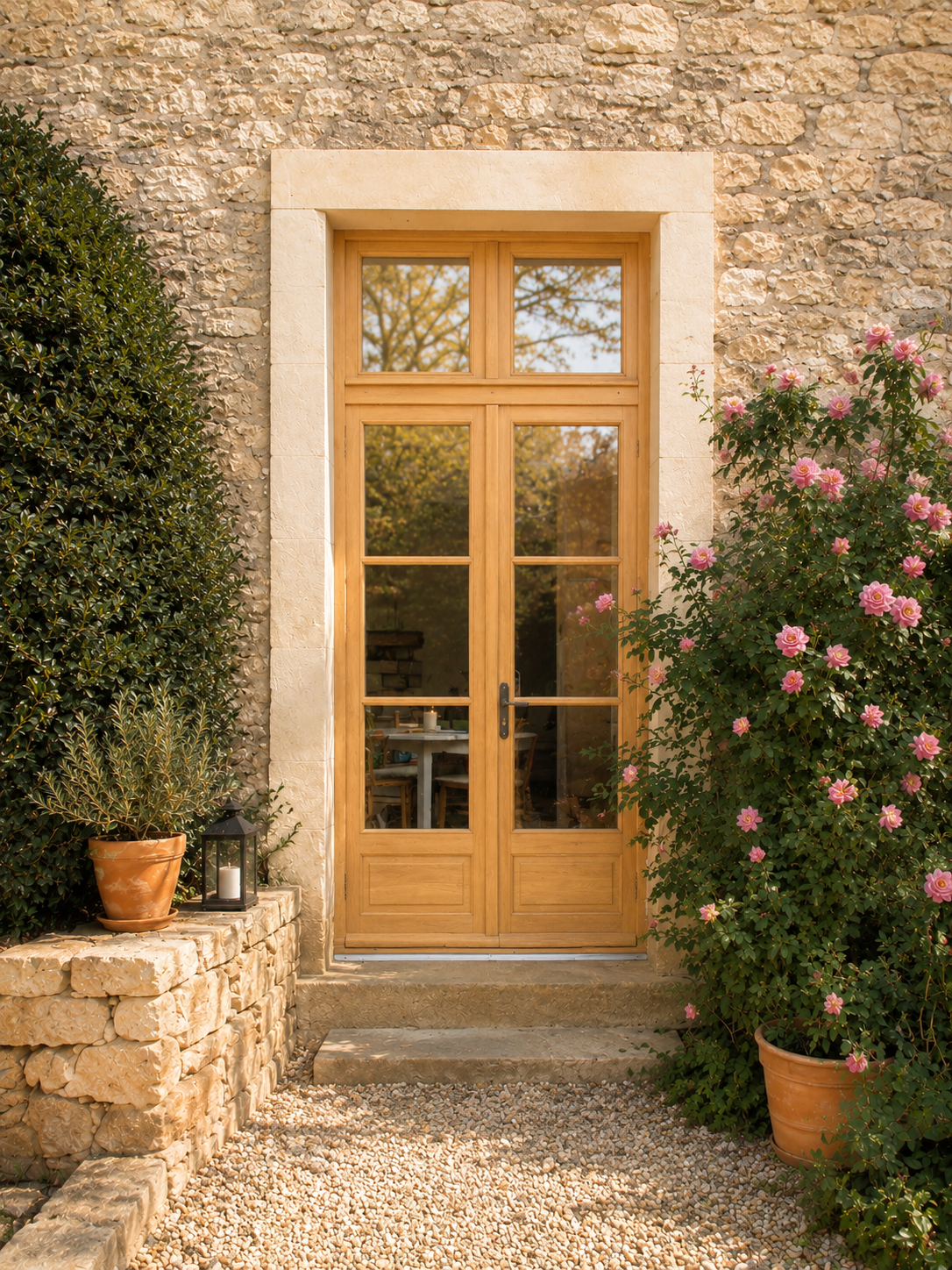 Rénovation d'un mas en pierre dans le Gard — détail 1